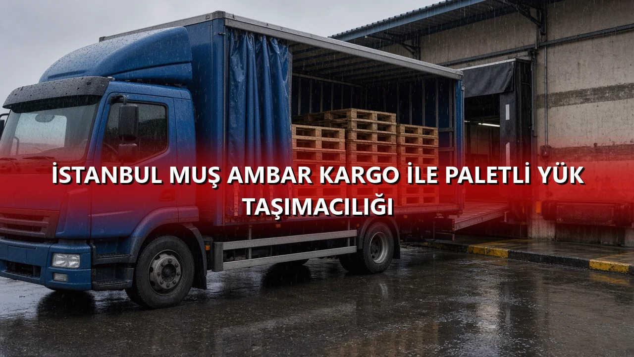 İstanbul Muş Ambar Kargo İle Paletli Yük Taşımacılığı