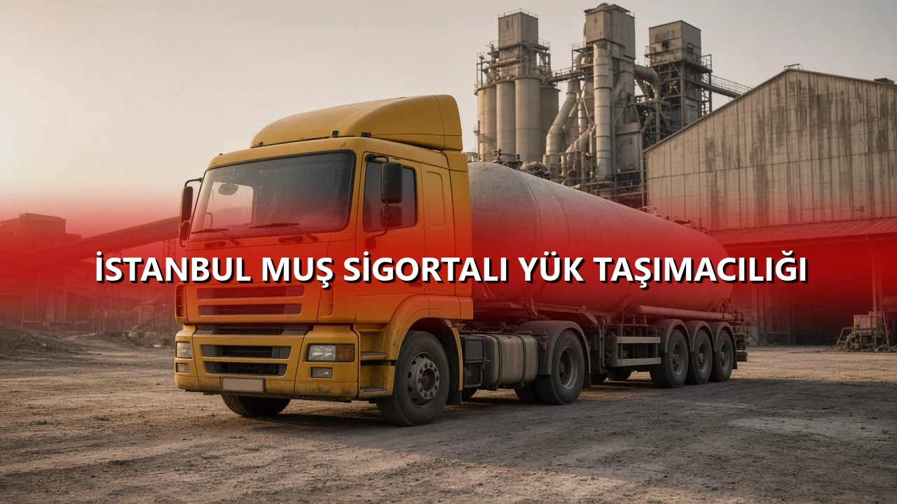 İstanbul Muş Sigortalı Yük Taşımacılığı